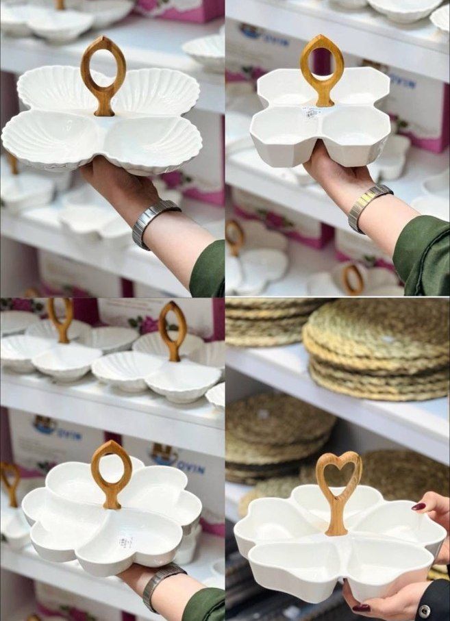 اردو سرامیکی دسته چوبی جنس درجه یک