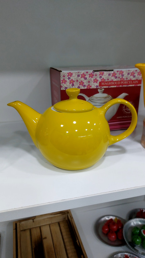 قوری چینی مقصود رنگی