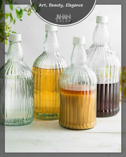 بطری شیشه ای آبغوره و سرکه شاینی