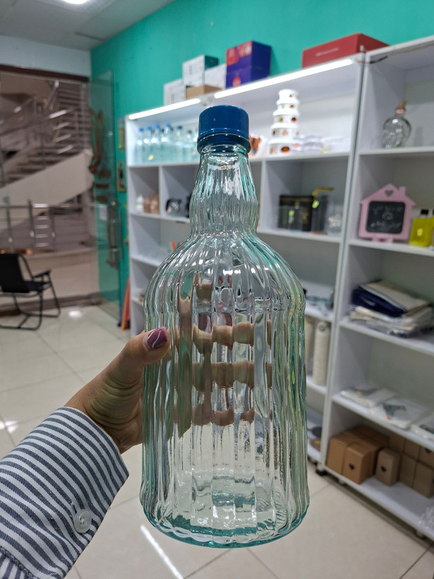 بطری شیشه ای آبغوره و سرکه شاینی